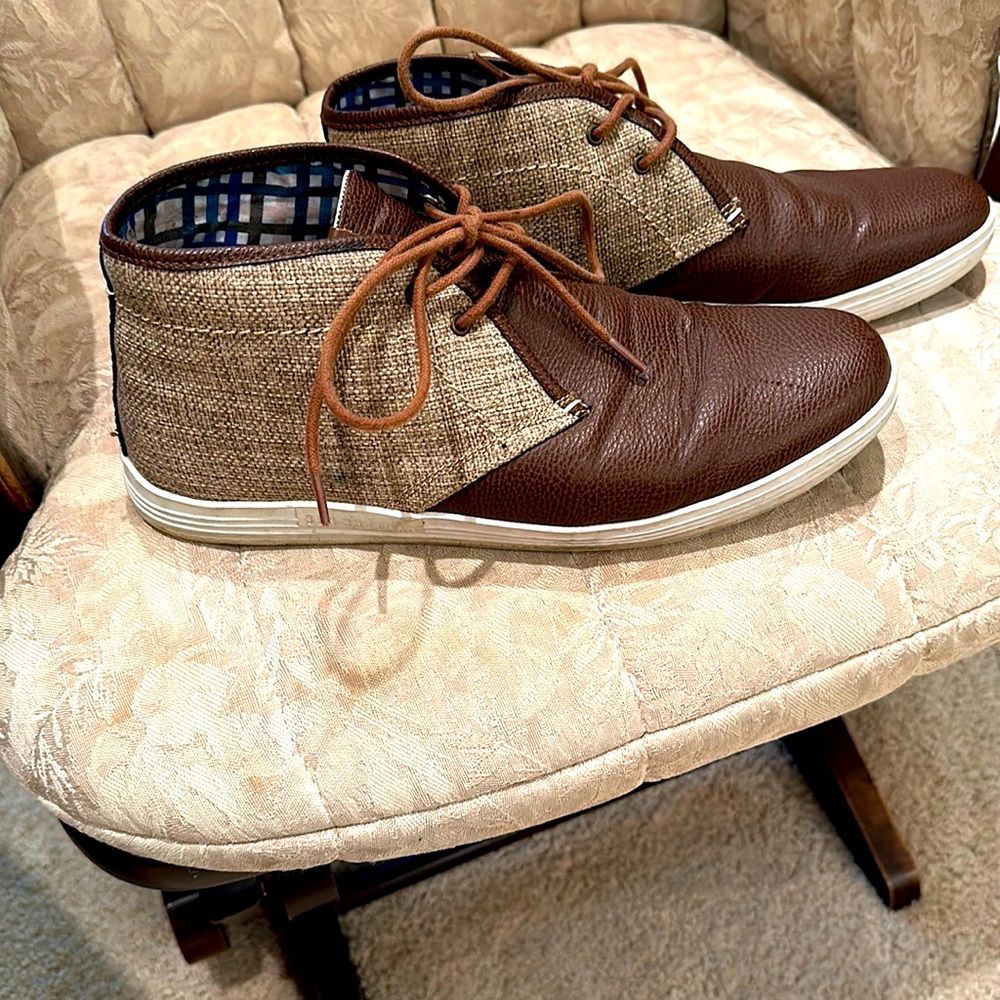 BEN SHERMAN HIGH TOP SHOES.